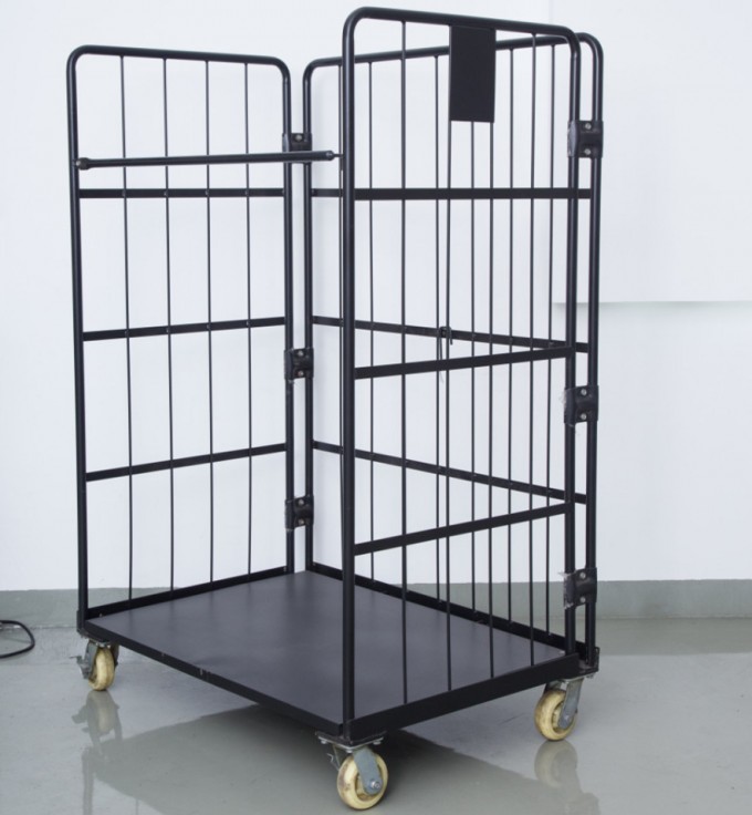 Logistics Rolling Container Warehouse Storage Trolley Image1