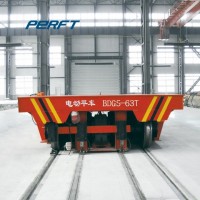 Electric Motorized Railroad Cart for Fabrication Warehouse