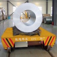 Low Voltage Factory Warehouse Coil Handling Cart for Steel Mill