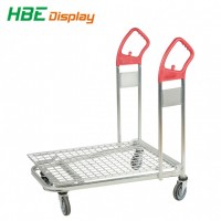 Highbright Mesh Deck Warehouse Trolley Logistic Cart