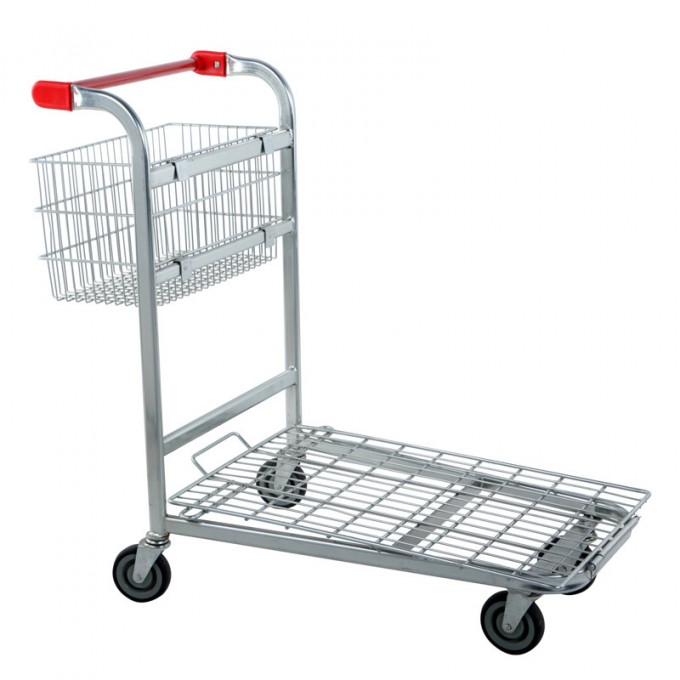 Warehouse Folding Metal Lorry Cart Image1