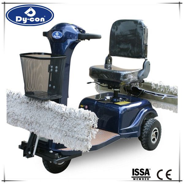 Flexible Small Ride on Dust Cart for Warehouse Image1
