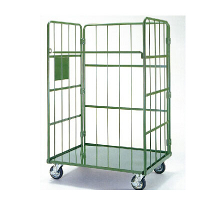 Supermarket Warehouse Folding Metal Storage Trolley (L710*W805 mm/OEM) Image1