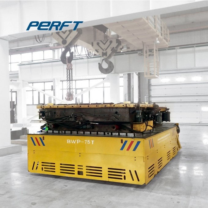 100 Ton Motorized Transport Vehicle Cart for Warehouse Manufacturing Image1