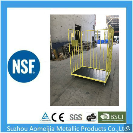 Metal Zinc Warehouse Logistics Storage Trolley Image1