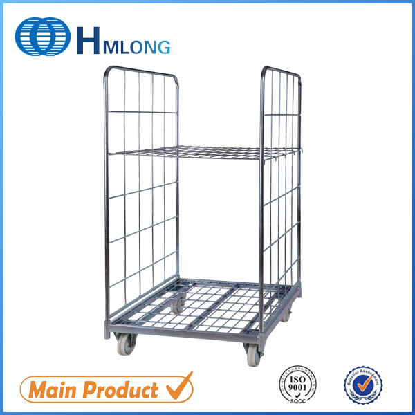 China Logistic Warehouse Storage Steel Portable Trolley for Sale Image1