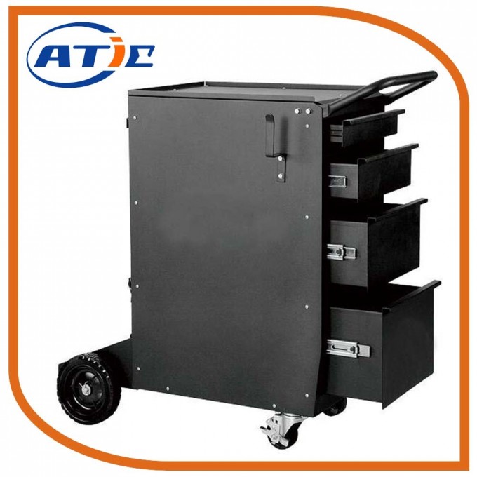 Custom Push Cart Warehouse Trolley Heavy Duty Parts Container Trolley Cart Image1