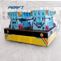 Mecanum Wheels Transport Trailer No Rail Transfer Cart on Cement
