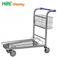 Wholesale Big Loading Capacity Supermarket Warehouse Trolley