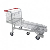 Warehouse Goods Transport Trolley Five Wheels Flat Trolley
