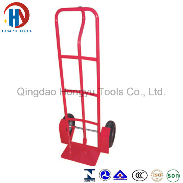 Red Color Unfolding Hand Trolley for Warehouse (HT1817) Image1