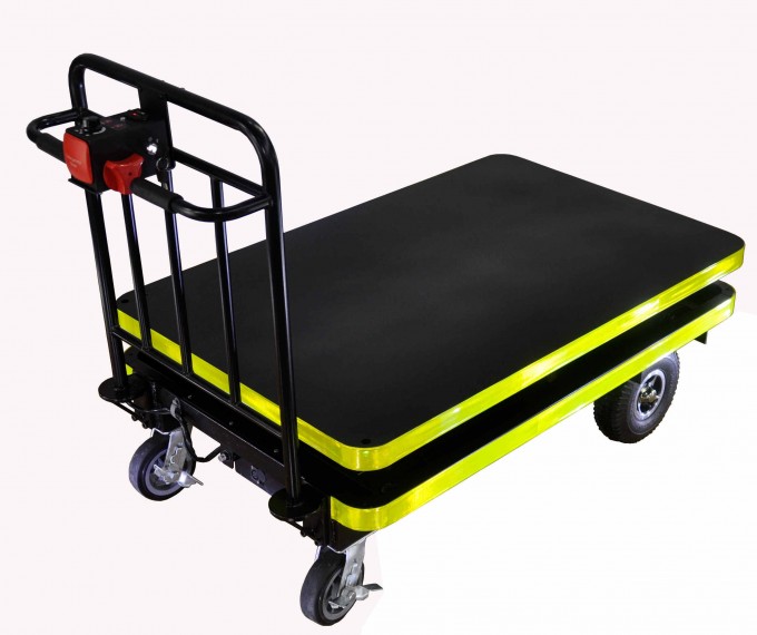 Electric Hydraulic Lifting Table Cart (DH-LF1-C5 Curtis Controller, 500W Motor) Image1
