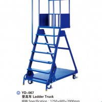 Heavy Duty Warehouse Steel Storage Ladder Truck Cart