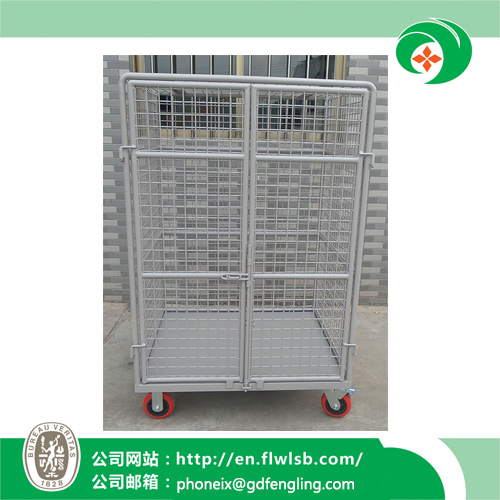 Customized Cage Trolley for Warehouse Storage with Ce Image1