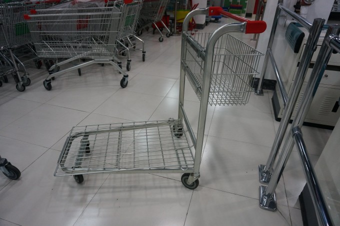 High Capacity Supermarket Storage Warehouse Flat Trolley Image1