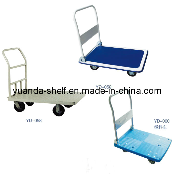 Warehouse Flat Bed Cargo Hand Trolley Cart Image1