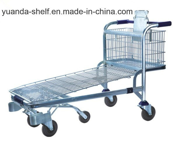 Supermarket Warehouse Flat Trolley Cart Image1