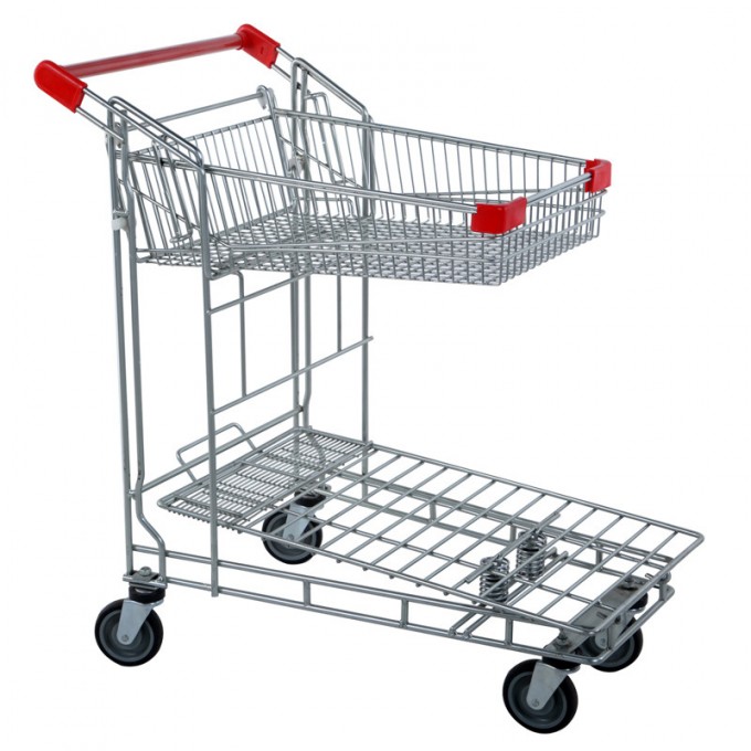 Warehouse Supermarket Goods Transportation Flat Cart (furniture market) Image1