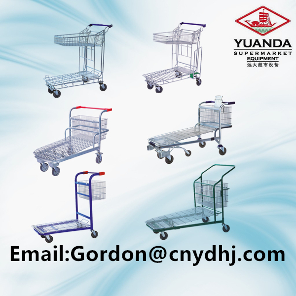 Good Quality Flat Trolley with Good Design for Warehouse/Supermarket Image1