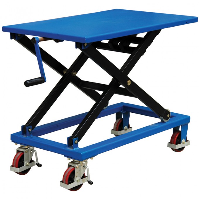 Screw Type Lift Table Cart Without Oil Leakage Risk Image1