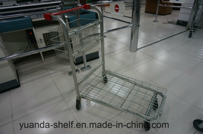 Supermarket Storage Warehouse Flat Trolley Image1