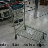 Supermarket Storage Warehouse Flat Trolley