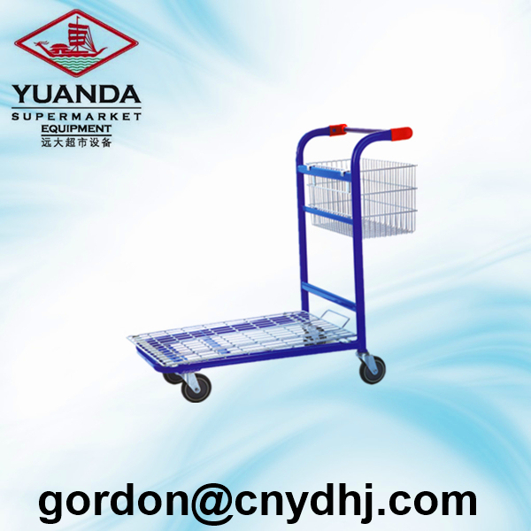 Durable Flat Trolley for Supermarket&Warehouse Yd-F006 Image1