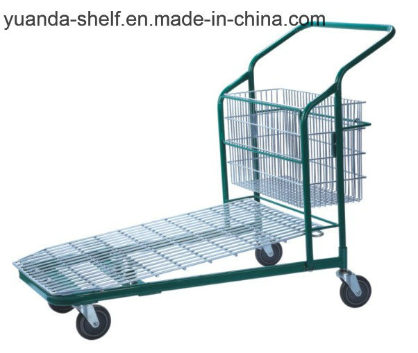 Warehouse Use Heavy Duty Flat Trolley Cart Image1