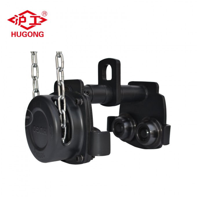 Gcl High Quality Hand Gear Trolley Beam Trolley with Drop Stop Image1