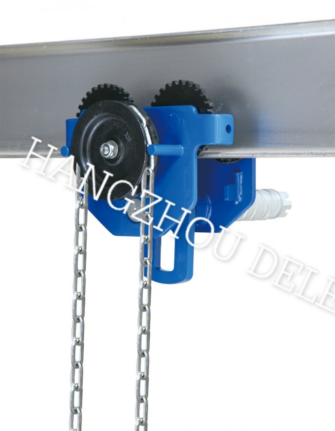 Small Geared Hand Trolley Plain Trolley Image1