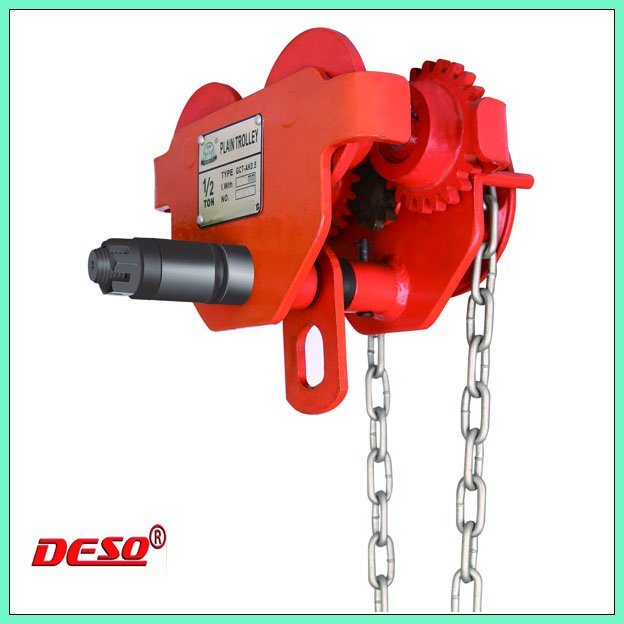Manual Plain Geared Beam Trolley for Chain Block Image1