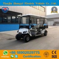 4 Seaters Mini Battery Operated Classic Electric Golf Shuttle Carts for Resort