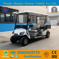 Zhongyi 4 Passengers off Road Battery Powered Classic Shuttle Sightseeing Cargo Mini Electric Golf C