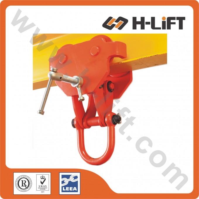 Plain Push Trolley Clamp with Shackle Image1