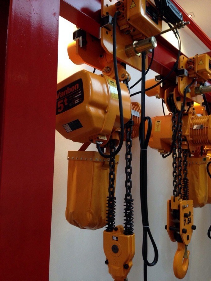 5ton Kito Monorail Trolley Type with Fec G80 Chain and Schneider Contactor Electric Chain Hoist Image1