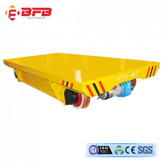 Battery Powered Rail Transfer Trolley for Heavy Material (KPX-20T) Image1