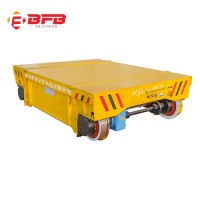 40t Cable Drum Powered Transfer Trolley Applied in Steel Factory