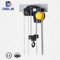 Dele Professional Low Headroom Chain Hoist Trolley