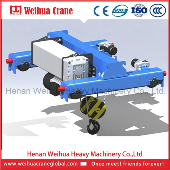 1 Ton 2 Ton 3 Ton Electric Wire Rope Hoist and Trolley for Sale Image1