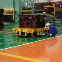 Metal Industry Use Railway Flat Trolley for Factory and Warehouse