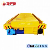 Metal Industry Motorized Rail Trolley Powered by Cable Drum (KPT-20T)