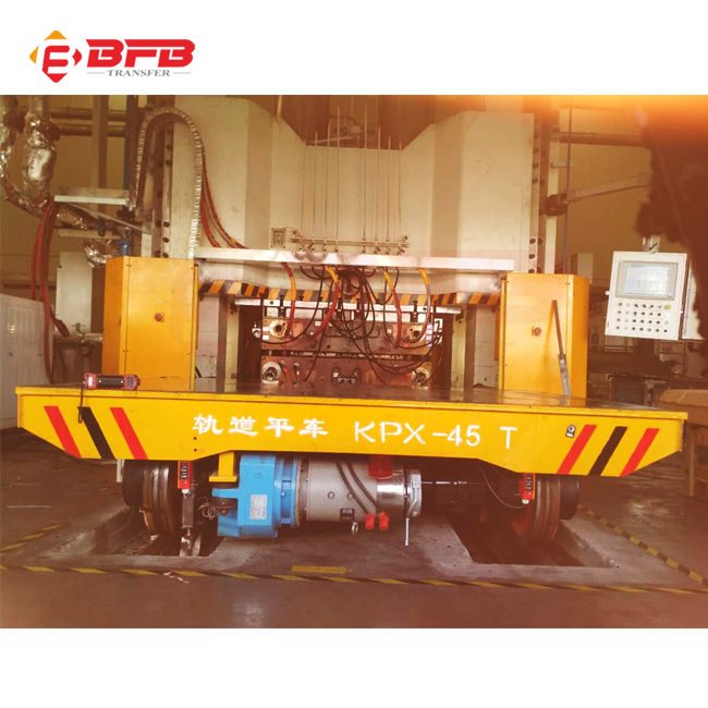 Battery Powered Rail Handling Trolley with Box Beam (KPX-20T) Image1