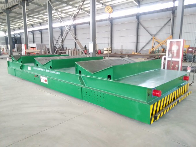 Wheel Type No Railway Flat Bed Industrial Transfer Trolley (KPX) Image1