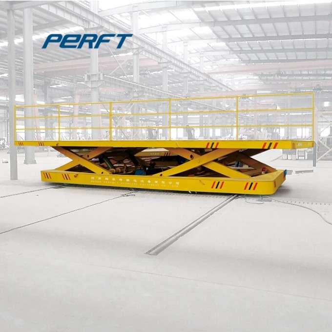 Battery Scissors Aerial Work Platform Material Automated Transfer Trolley Image1