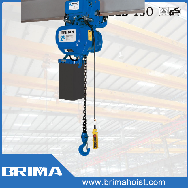 3t High Grade Electric Chain Hoist Trolley with Fixed Hook Image1
