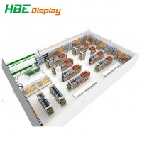 Grocery Store Shelving Trolley Supermarket Equipment