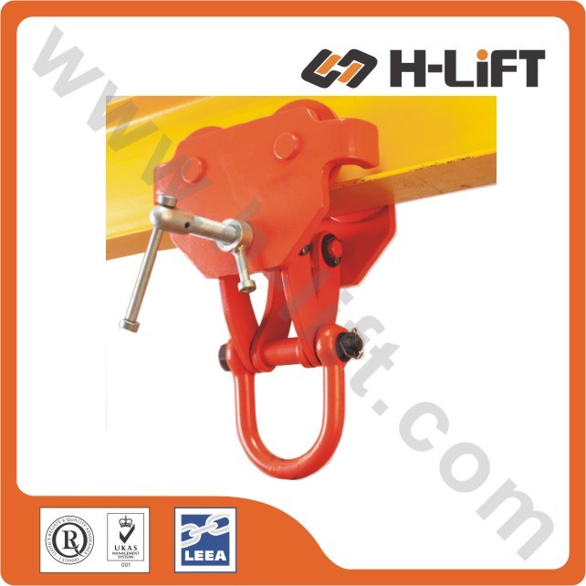 Push Trolley Clamp With Shackle Image1