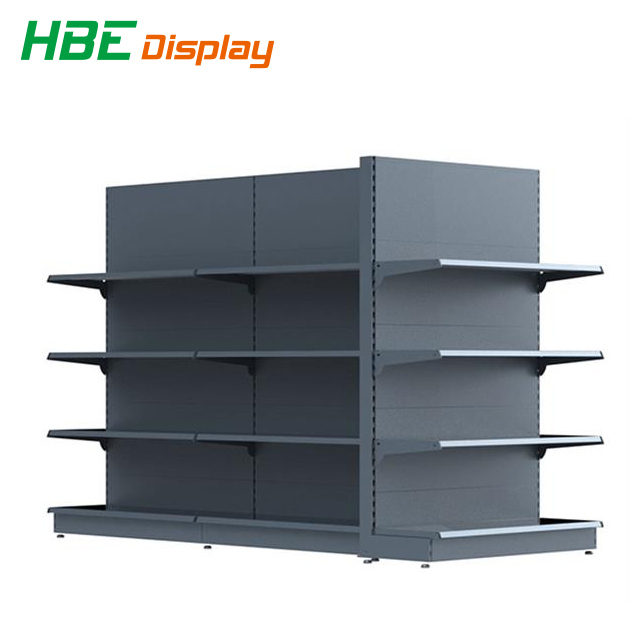 Supermarket Racking System with Gondola Shelving Image1