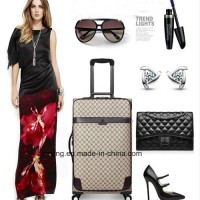 Eminent ABS+PC/ Polycarbonate Printing Hard Trolley Travel Luggage/Case