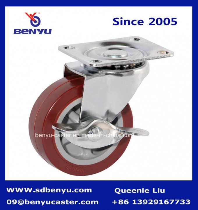 Light Duty Plain Lockable Wheel Roller Image1